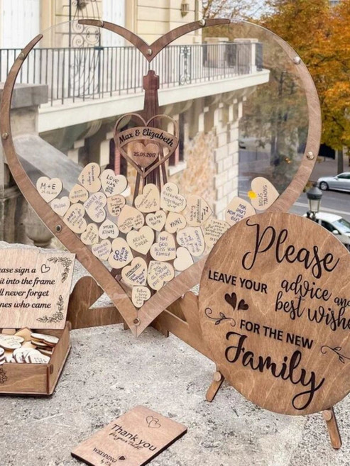 하트 롤링 페이퍼 감사 투명 단체 편지지 스승의날 종이 대왕 프로포즈, 1박스, 30개 하트-31x28cm