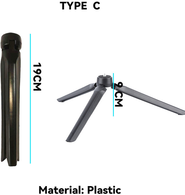 호환 OSMO Mobile 6/OM 5 삼각대 스탠드 미니 삼각대(DJI 7 7P 6 4 Pocket 3 Zhiyun Smooth Moza Feiyu용 1, [02] C, 02 TYPE C_01 CHINA