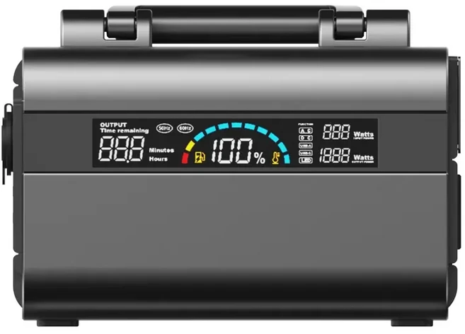 휴대용 저장 파워뱅크 미니 200W 110V 220V 야외 충전동 리튬배터리 노트북, 11 Black-UK-1000W-896WH