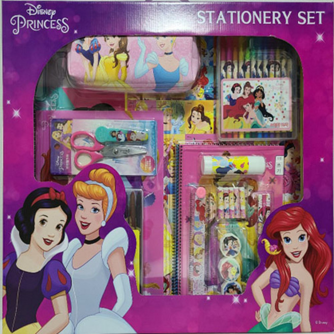 코스트코 디즈니 캐릭터 종합 문구세트 프린세스 학용품세트 초등입학선물