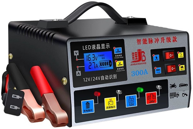 자동차 배터리 휴대용 충전기 충전 V4V 수리, 1개