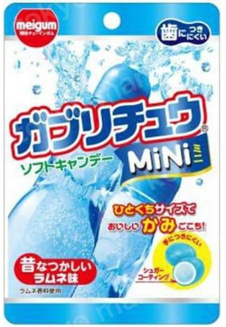 메이지 가부리츄 미니 츄잉 캔디 라무네 28g, 1개