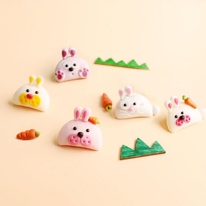 [아페페] 국내산 쌀로만든 10인용 추석 토끼 송편 떡만들기 diy 간식키트 쌀떡 RI1934, 1개, 상세페이지참조