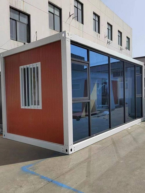 이동식 농막 컨테이너 하우스 썬룸형 야외 휴게 공간, 3. 6x3m 기타 컬러 (계약금)