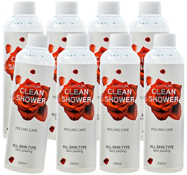 NaNum NEW 업그레이드형 용량 클린샤워 때혁명 프리미엄 골드, 250g, 8개