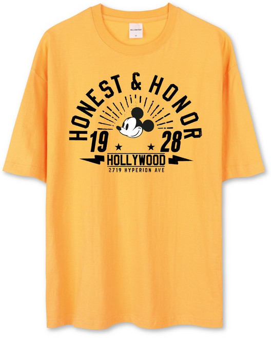 디즈니 미키 오버핏 반팔티셔츠 DNMKOT2008F