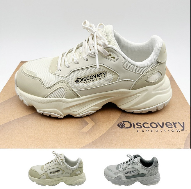 [백화점정품] 디스커버리 발편한 키높이 데일리 슈즈 워킹화 운동화 DCXS5N +TMB파우치