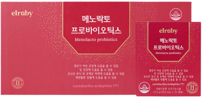 휴온스 박미선 갱년기유산균YT1 엘루비 메노락토 프로바이오틱스, 90정, 1개