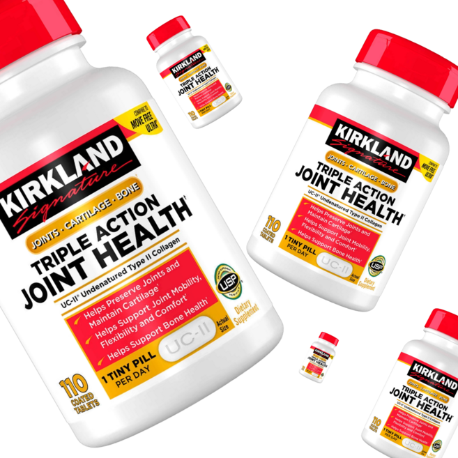 Kirkland (총5병) 커클랜드 트리플 액션 조인트 헬스 110정, 5개