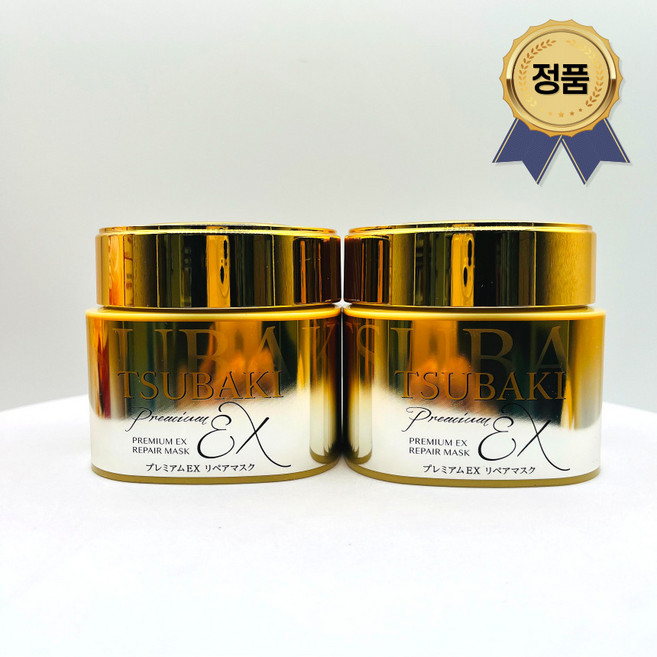 츠바키 프리미엄 EX 리페어 마스크 더블 기획 (+펌프증정), 1개, 360g