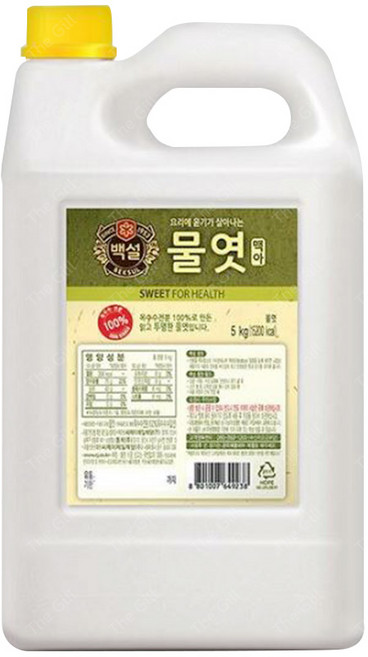 CJ제일제당 백설 맥아물엿 5킬로그램, 5kg, 9개