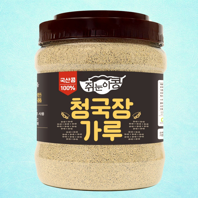 자연닮음 냄새없이 고소한 국산 쥐눈이콩 청국장가루 1kg, 1개