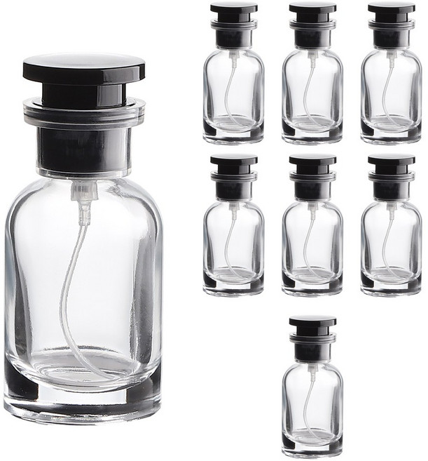 루이 30ml 8개 향수 공병 스크류타입 용기 만들기 재료 퍼퓸 스프레이 유리 DIY