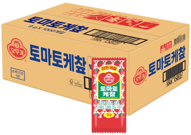 오뚜기 토마토케찹 일회용 9g, 300개