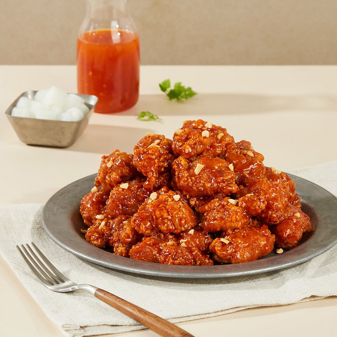 일상적미식 일미 매콤달콤 양념닭강정 500g, 1개