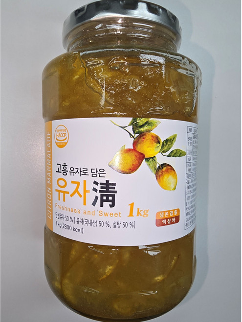 파낙스 고흥 유자청, 1개, 1kg, 1개