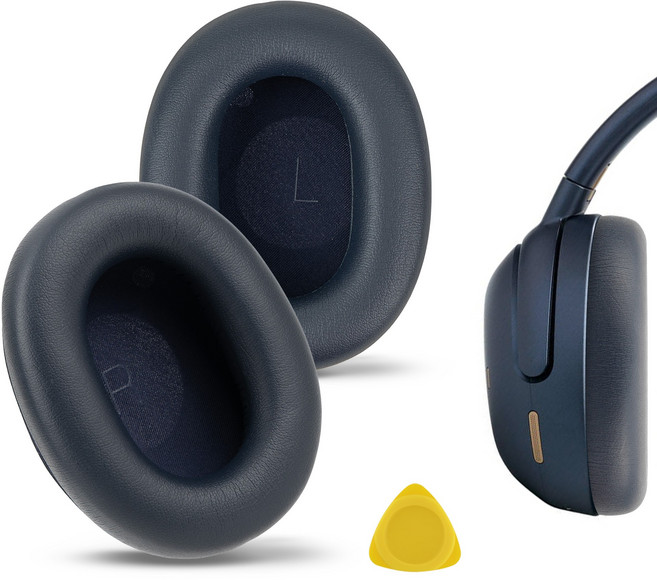 Geekria 프로틴 가죽 교체 이어패드 TOUR ONE M3 헤드폰 이어쿠션 호환 수리 부품, 블루, 1개, EJZ436