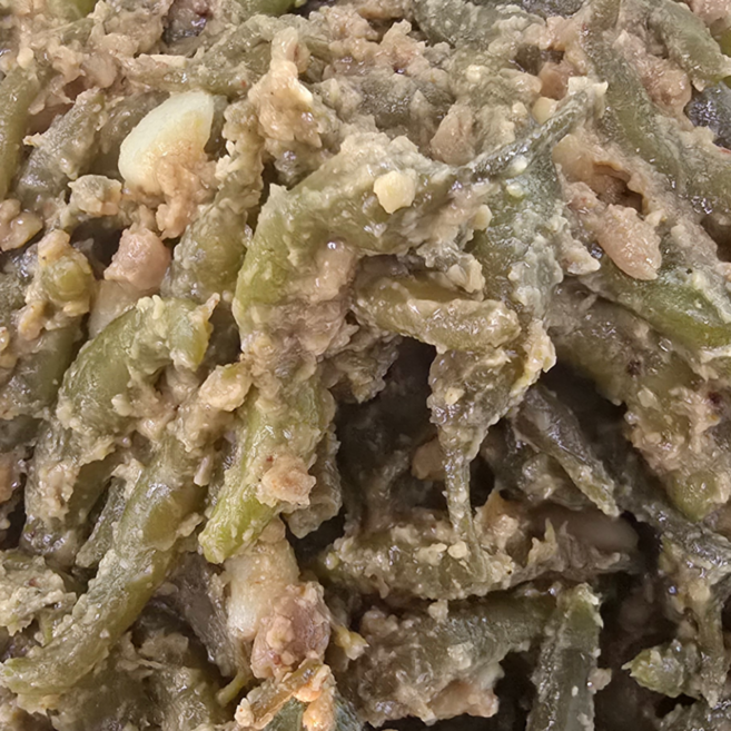 [신상품출시]직접 만든 된장고추 알마늘 장아찌 여름철 별미 맛있는 반찬, 1개, 500g