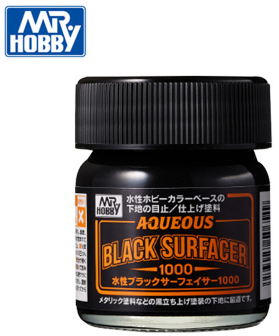 GSI 군제 수성 아퀴오스 블랙서페이서 1000 (병/40ml) [HSF03], 1개
