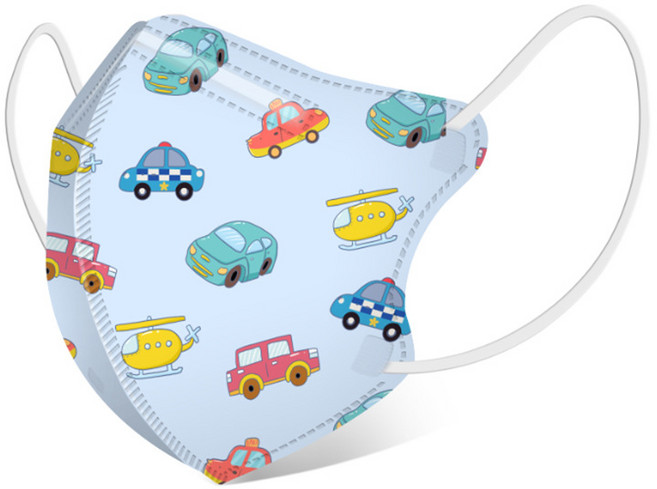 마미몰 프리미엄 새부리형 유아 아동 마스크 30+1매 50+1매 초소형 소형 어린이 아기, 3개, 뛰뛰빵빵, 10개입