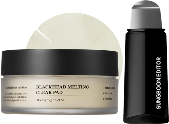 성분에디터 10분 블랙헤드 피지 삭제 멜팅 클리어 패드 + 코 피지 제거 딥클리너, 30매입, 1개 - 쿠팡