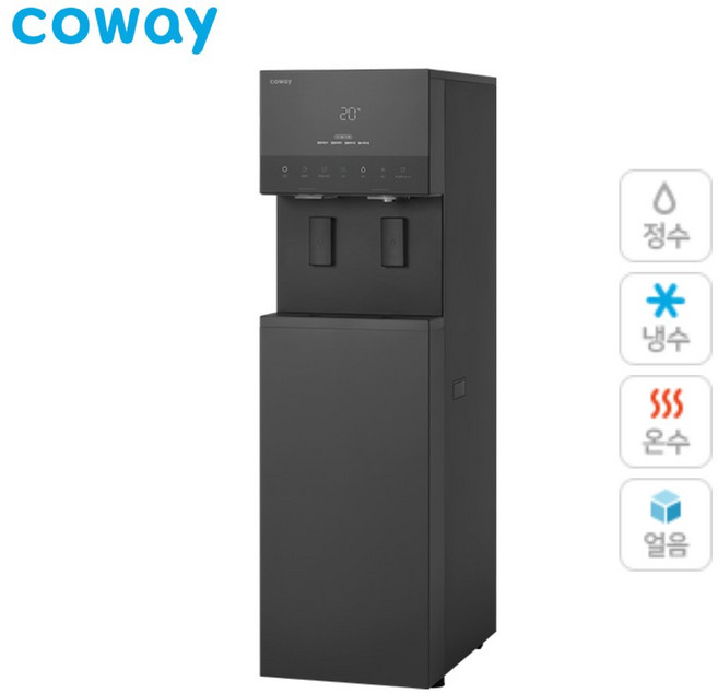 코웨이 아이스 스탠드 5.2 냉온얼음정수기 CHPI-5830L무료방문설치1년무상관리, 페블 그레이