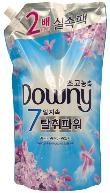 Z88 레몬그라스와 달콤한라일락향 리필 1.6L 생활용품 세탁 세제