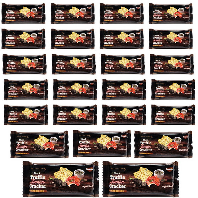 블랙 트러플 하몽 크래커, 25개입, 29g