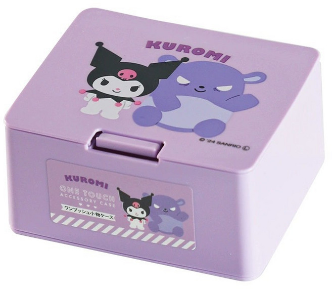 산리오 정품 원터치 미니 케이스 보관함, 1개, 쿠로미
