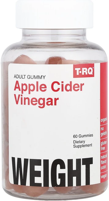 T-RQ 성인용 구미젤리 애플 사이다 식초 구미젤리 60개, TRQ성인용구미젤리애플사이다식초구미젤리60개, 1개 - 쿠팡