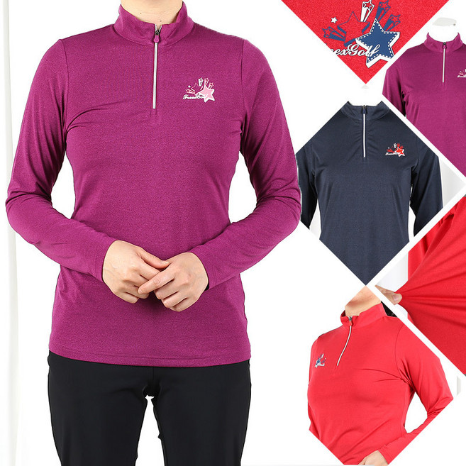 큰언니큰오빠 여자긴팔티셔츠 여성등산복 스판 작업복 골프 춘추 단체 아웃도어 긴팔티셔츠 등산복 엄마옷 엄마등산복