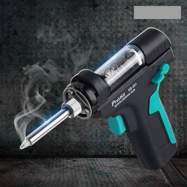 PROKIT LCD 인두 흡입기 납 흡입기 90W 최대 480도 세라믹히터 납제거 디솔더링