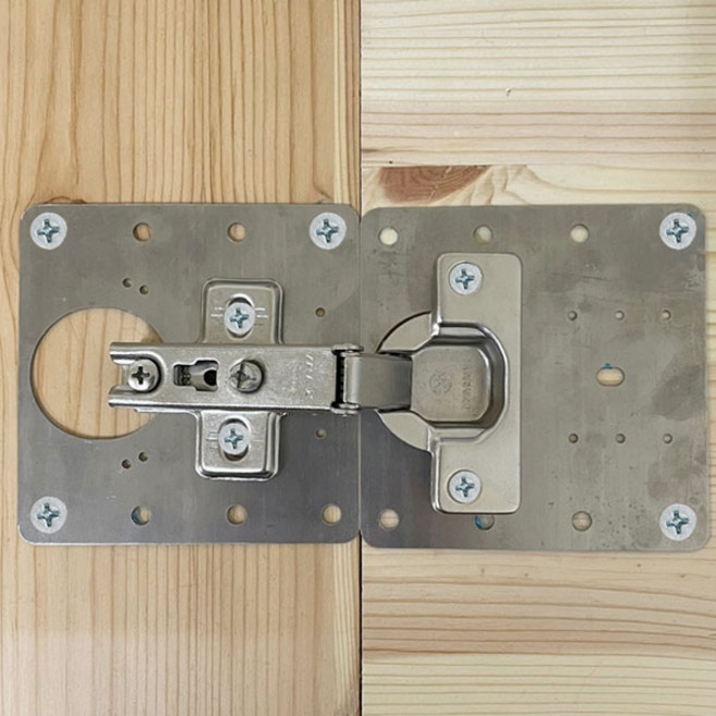 가구가구또가구 사각경첩보강판 1개 싱크대 장롱 옷장 수리 보수 가구경첩 단품