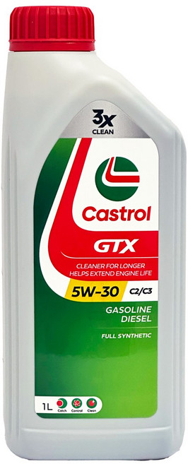 캐스트롤 Castrol GTX C2C3 5W-30, 7개, 5w30, 1L