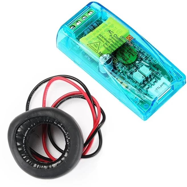 PZEM-004T 0-100A 80-260V AC 디지털 다기능 미터 TTL COM2COM3COM4용 와트 전력 볼트 호환 앰프 전류 모, 01 V3.0 004T With Box