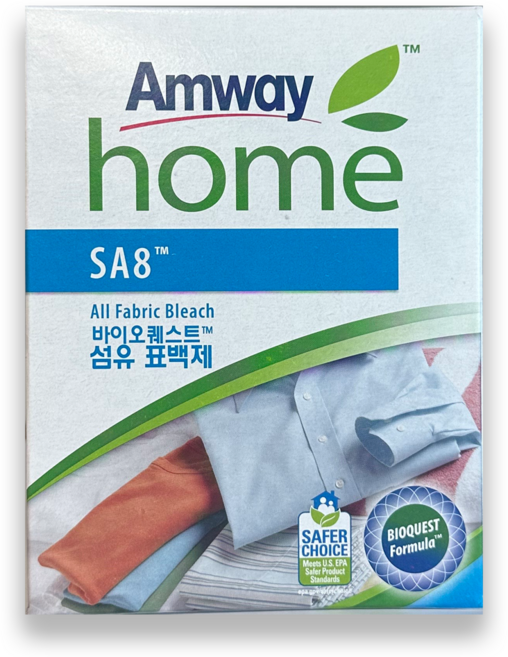 암웨이 SA8 바이오퀘스트 훼브릭 블리치 산소계 농축 섬유 분말 표백제, 1kg, 1개