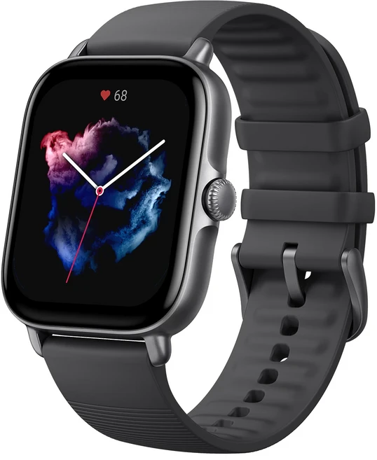 어메이즈핏 GTS 3 GTS3 GTS-3 42mm 스마트워치 5 위성 네비게이션 시스템 150 개 이상의 스포츠 모드 안, 01 China Mainland, 01 Graphite Black
