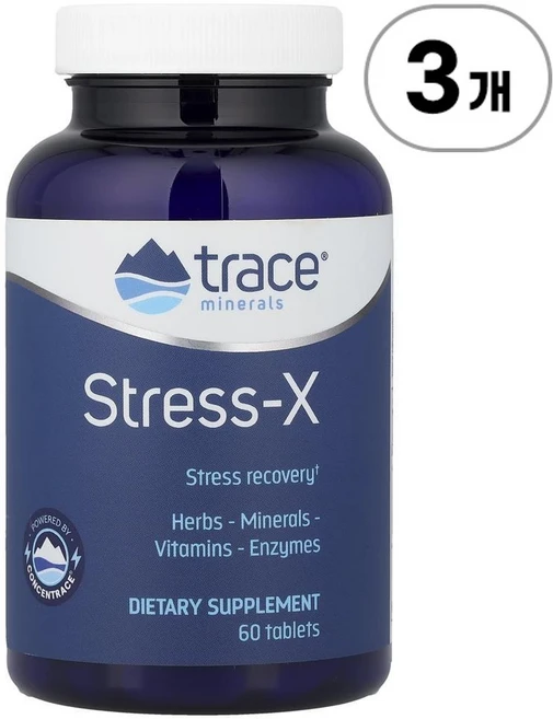 트레이스 스트레스-X Trace Stress-X 60정, 3개 - 쿠팡