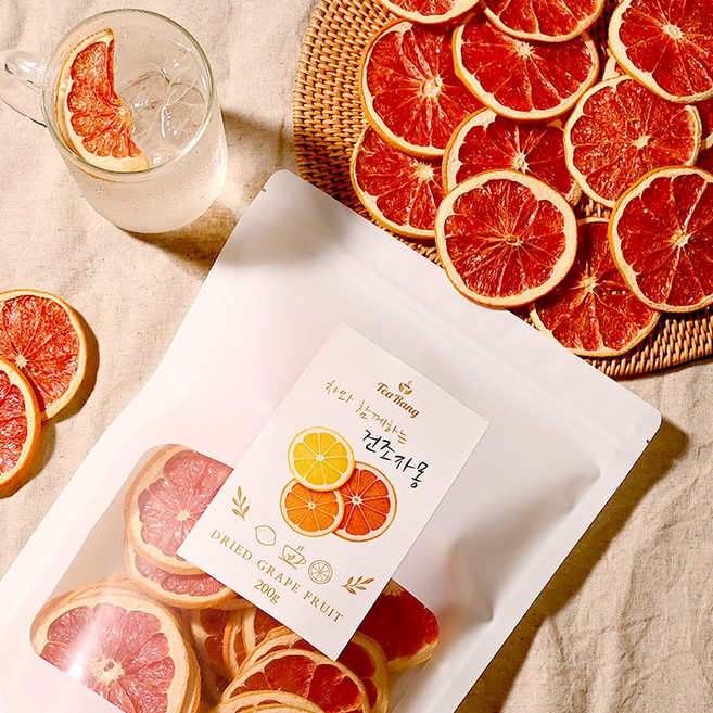 티랑 건조자몽 (원형), 1개, 1개입, 200g