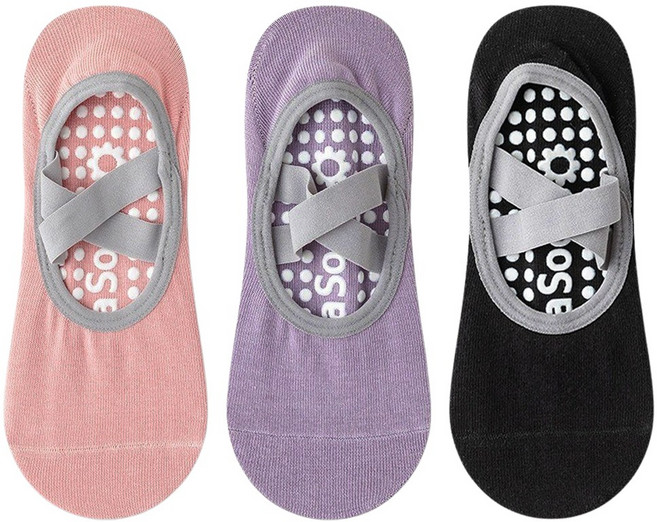 로라랜드 미끄럼방지 요가 토삭스 필라테스 양말