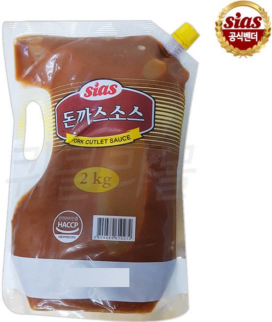 시아스 돈까스 소스 2kg, 5개