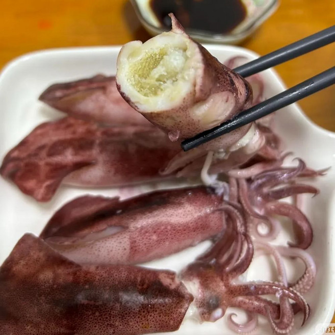 원양산 특품 급냉 총알 한치 통찜용, 1개, 500g(15-30미내외)