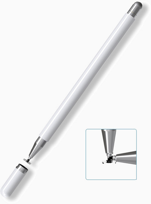 뷰잉 아이패드 터치펜 펜슬 갤럭시탭펜 갤럭시노트 아이폰 휴대폰 VP-1, 2.(뷰-잉) 멀티 터치펜(블랙), 1개