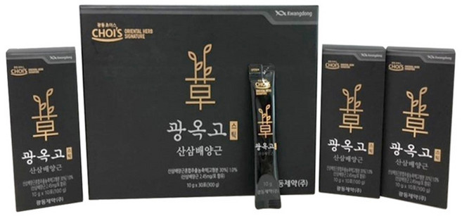 광동 광옥고스틱 홍삼, 30개, 10g