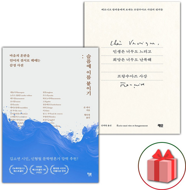 슬픔에 이름 붙이기 + 인생은 너무도 느리고 희망은 너무도 난폭해 세트