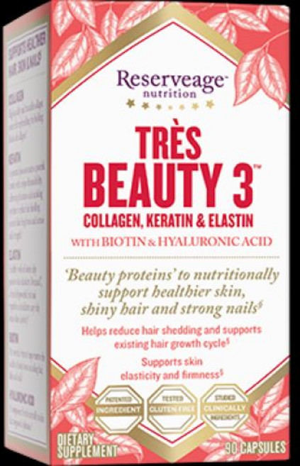 Reserveage 트레스 뷰티 3 90 캡, 1개, 90정