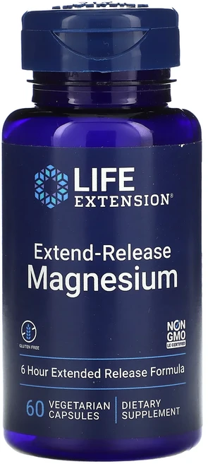 Life Extension 연장 방출 마그네슘 베지 캡슐 60정(캡슐 1정당 250mg), LifeExtension연장방출마그네슘베지캡슐60정캡슐, 1개 - 쿠팡