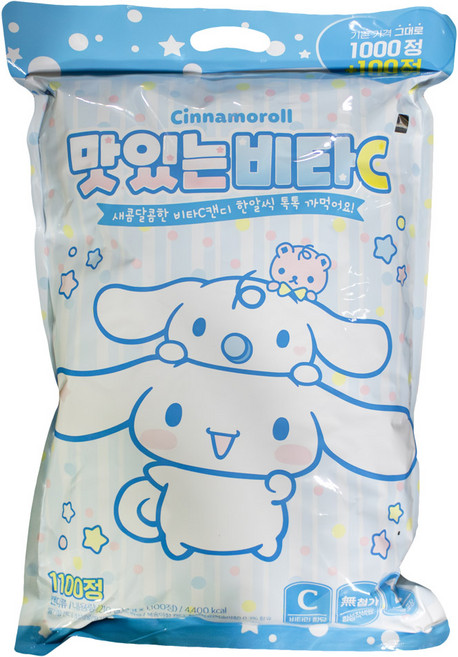 시나모롤 맛있는 비타C 1000정+100정, 1100정, 1개