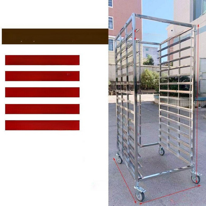 베이커리 랙 이동식 제빵 빵카트 거치대 건조대 퇴식선반 카페 제과점 업소용 오븐, 1개, 30칸 잠금판