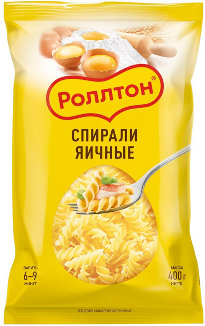 롤톤 에그파스타 (푸실리) ROLLTON EGG PASTA (FUSILLI), 1개, 400g